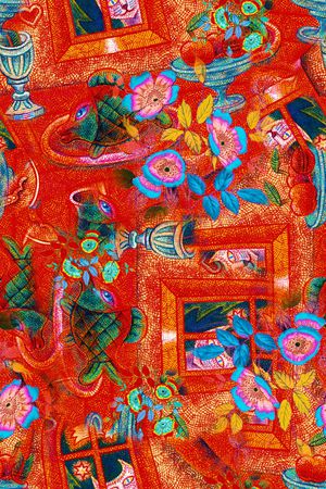 民族风印花华亿平台图片