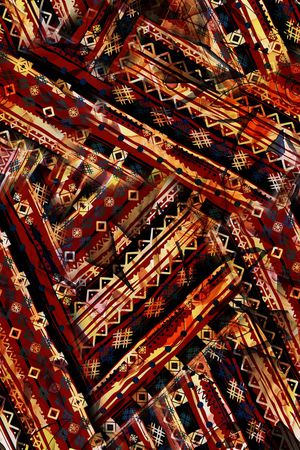 民族风印花华亿平台图片