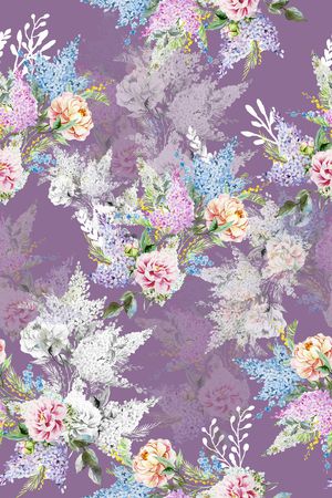 鸢尾花印花华亿平台图片