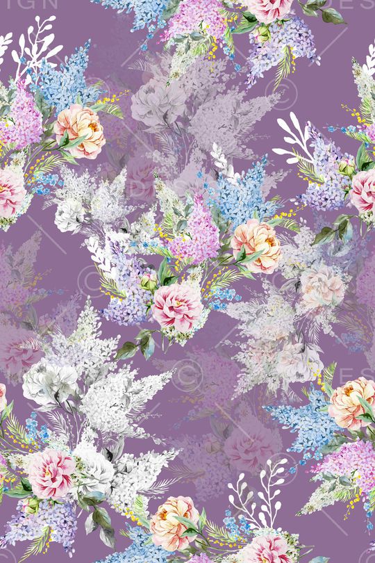 鸢尾花印花华亿平台图片