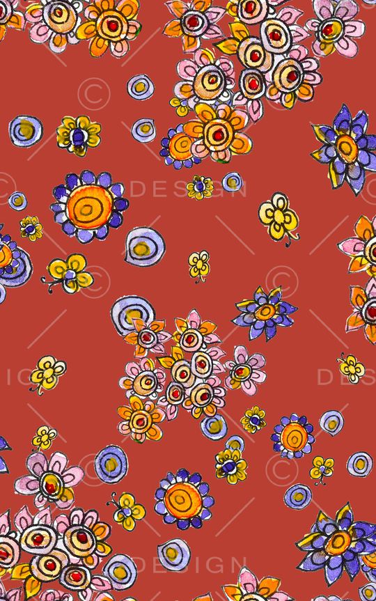 小碎花印花华亿平台图片