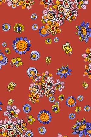 小碎花印花华亿平台图片