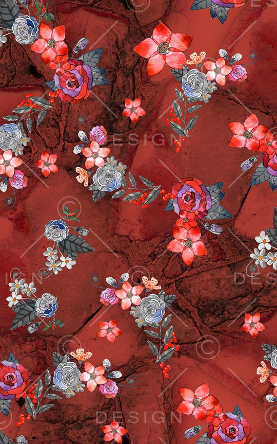 小碎花印花华亿平台图片