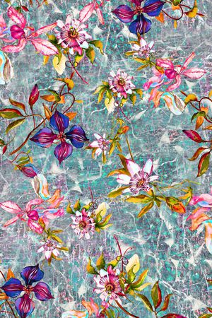 小碎花印花华亿平台图片