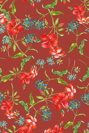 小碎花印花华亿平台图片