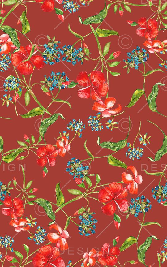 小碎花印花华亿平台图片