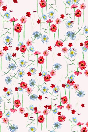 小碎花印花华亿平台图片