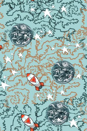 线条印花华亿平台图片