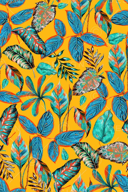 植物印花华亿平台图片