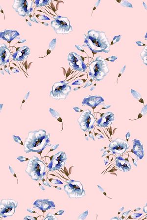 小碎花印花华亿平台图片