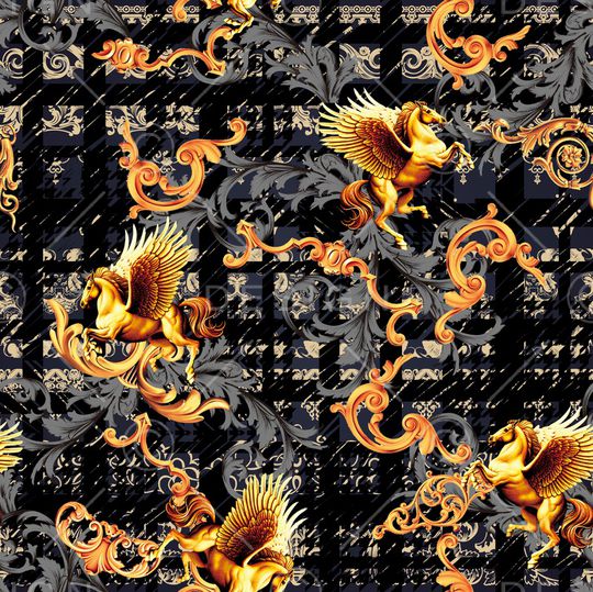 抽象男装印花华亿平台图片