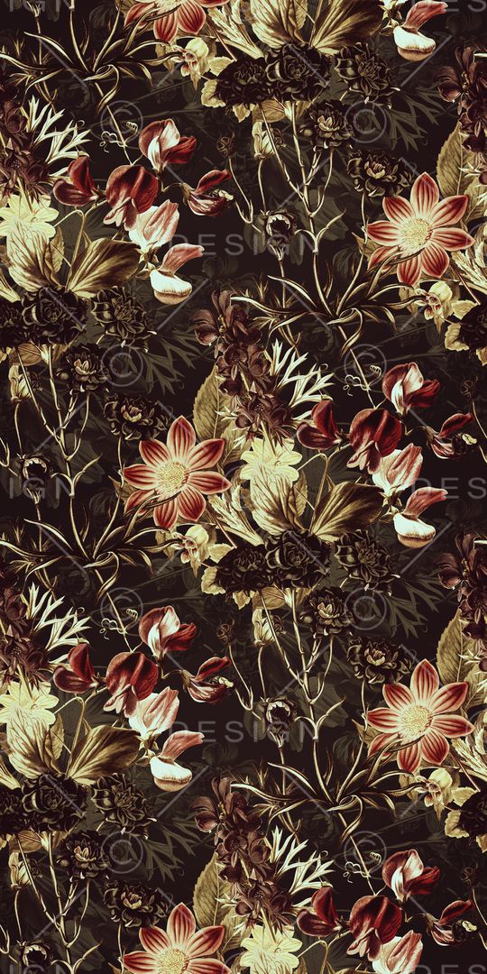 古典花纹印花华亿平台图片