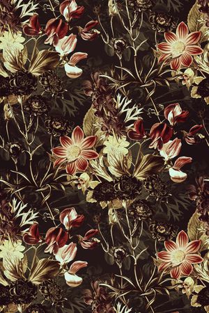 古典花纹印花华亿平台图片