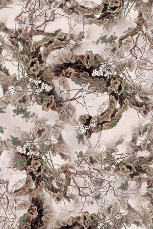 梅花印花华亿平台图片