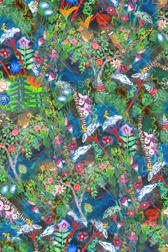 抽象印花华亿平台图片