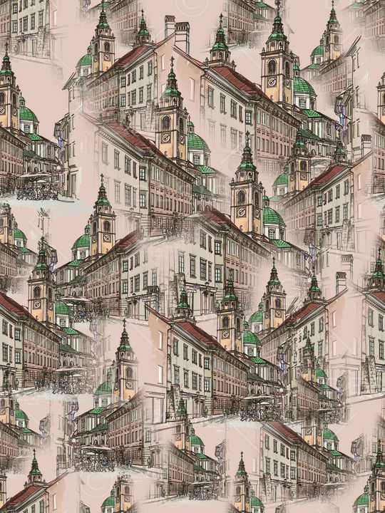 年轻女性印花华亿平台图片