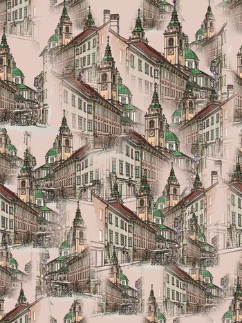 年轻女性印花华亿平台图片