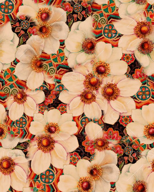 虞美人印花华亿平台图片