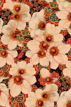 虞美人印花华亿平台图片