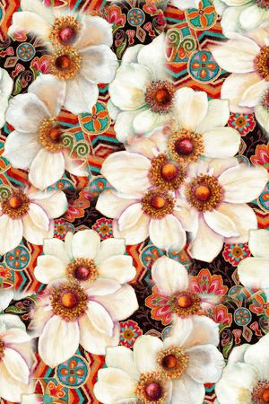 虞美人印花华亿平台图片