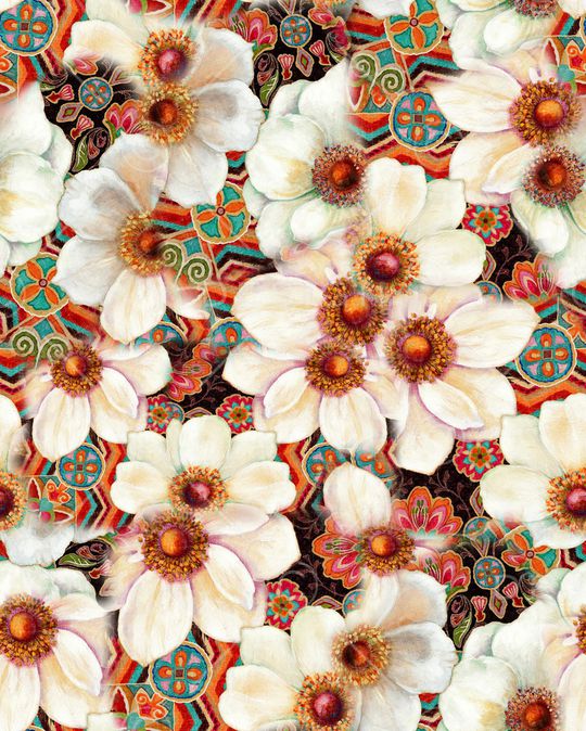 虞美人印花华亿平台图片