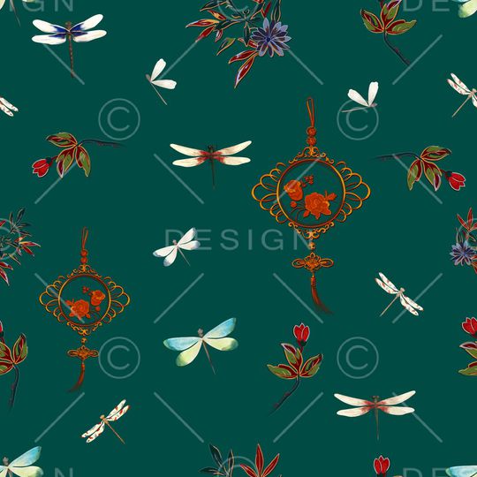 吉祥图案印花华亿平台图片