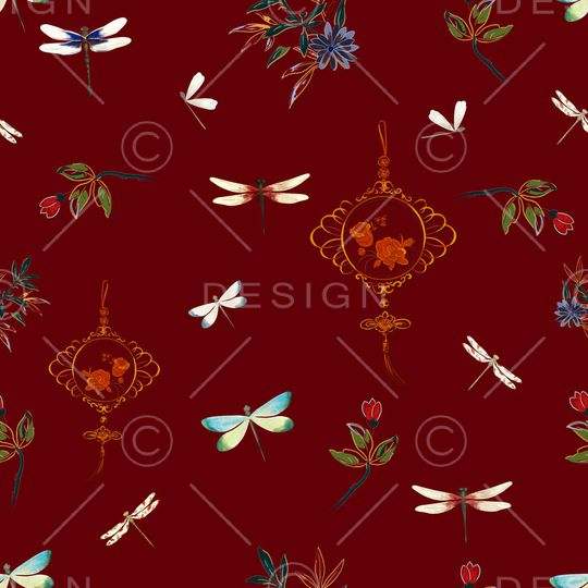 吉祥图案印花华亿平台图片