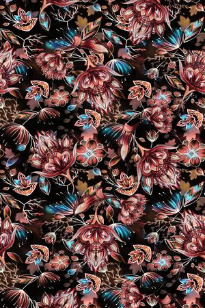 民族风印花华亿平台图片