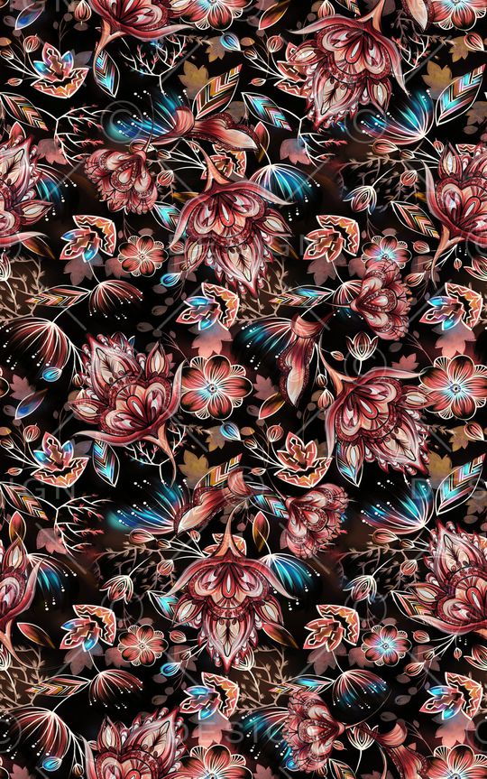 民族风印花华亿平台图片