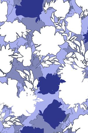 白底花印花华亿平台图片