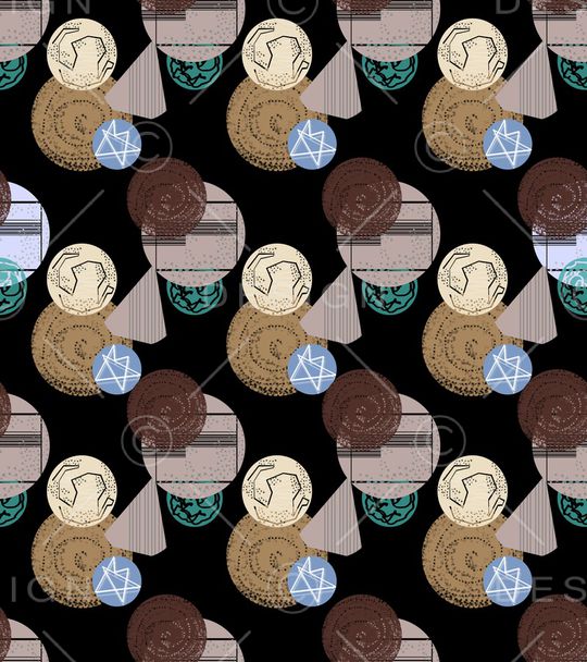 抽象印花华亿平台图片