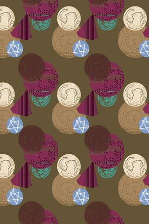 抽象印花华亿平台图片