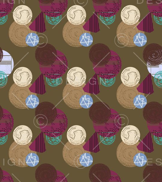 抽象印花华亿平台图片