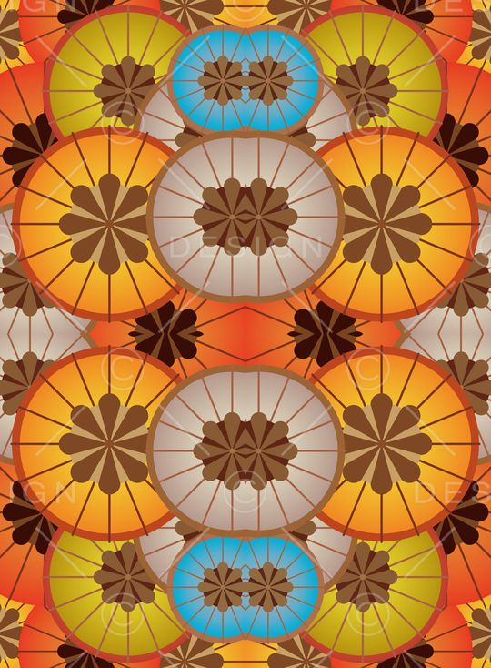 雨伞印花华亿平台图片