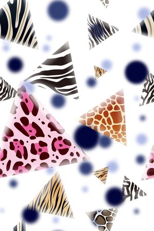 抽象印花华亿平台图片