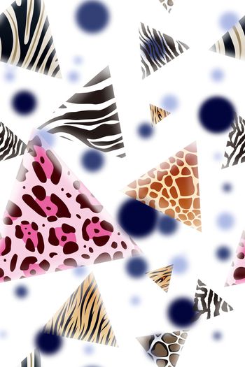 抽象印花华亿平台图片