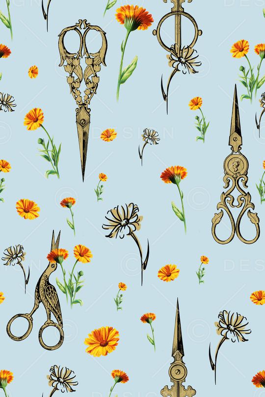 手绘花卉印花华亿平台图片