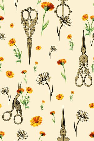 手绘花卉印花华亿平台图片