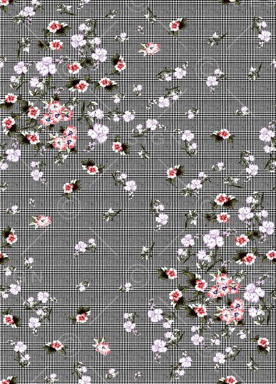 小碎花印花华亿平台图片