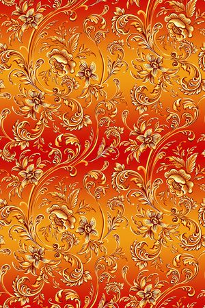 抽象花卉印花华亿平台图片