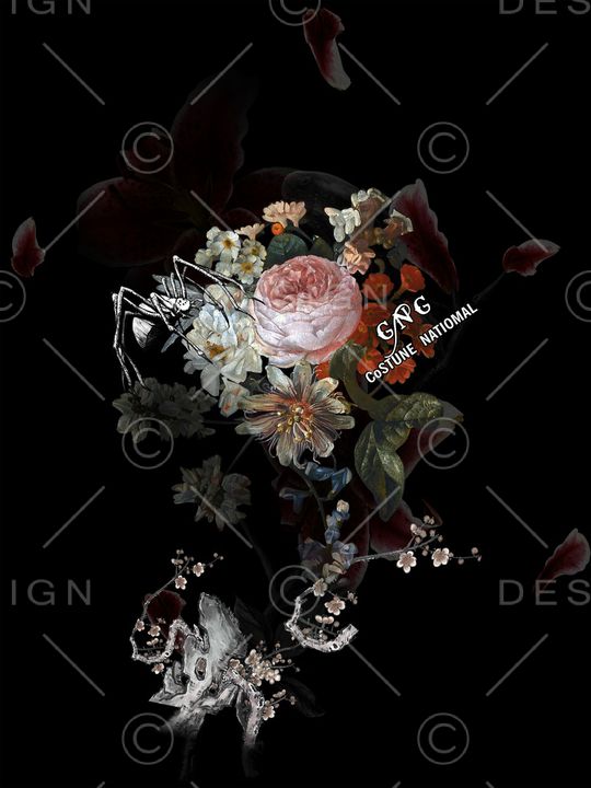 动物花卉印花华亿平台图片