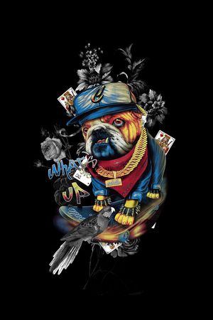 男装印花华亿平台图片