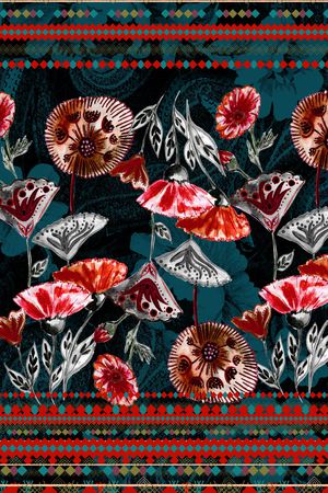 数码华亿平台印花华亿平台图片