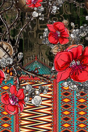 数码华亿平台印花华亿平台图片