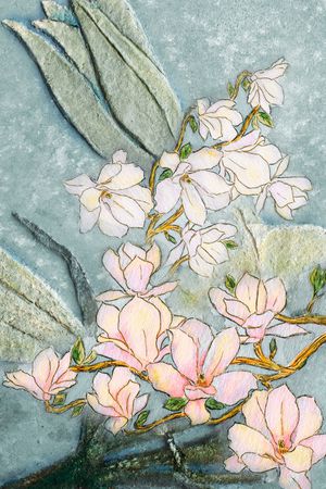 中国风印花华亿平台图片