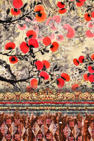 中国风印花华亿平台图片