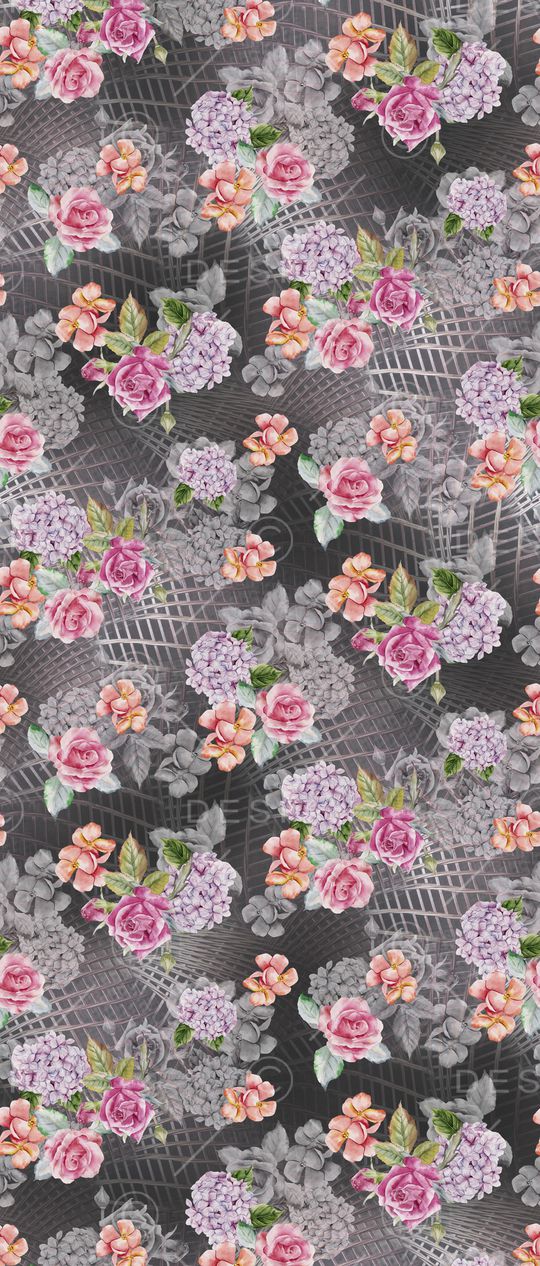 小碎花印花华亿平台图片