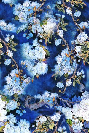 中国风印花华亿平台图片