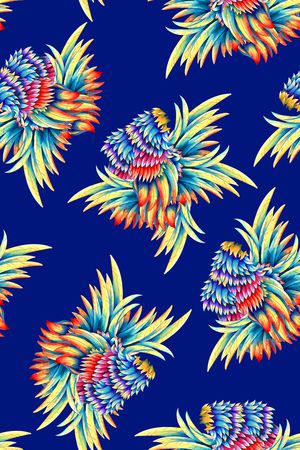 抽象印花华亿平台图片