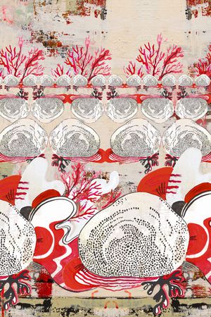 中国风印花华亿平台图片